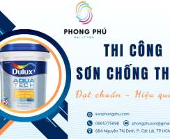Quy trình thi công sơn chống thấm đạt chuẩn từ A-Z đảm bảo độ bền cao