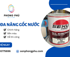 Lựa chọn sơn đa năng gốc nước chính hãng, bền màu và dễ thi công