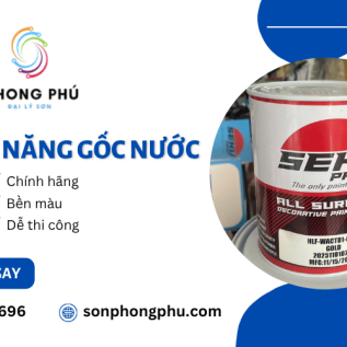 Lựa chọn sơn đa năng gốc nước chính hãng, bền màu và dễ thi công